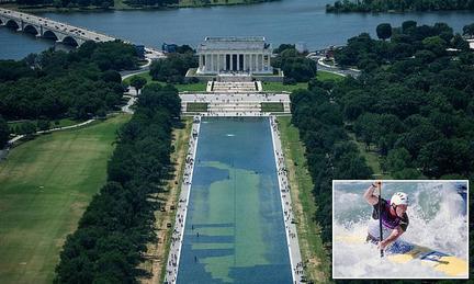 Trump Says Vandals Caused Reflecting Pool Algae