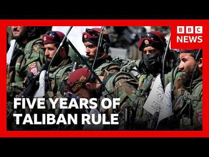Taliban mark five years in power