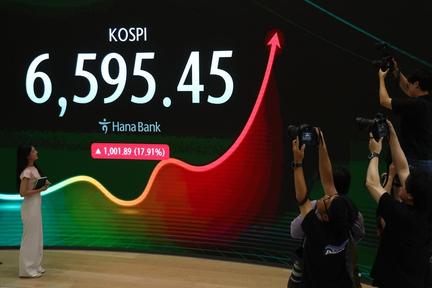 Kospi Surges 18% in Record AI-Fuelled Rebound