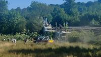 Passenger train derails in southern England