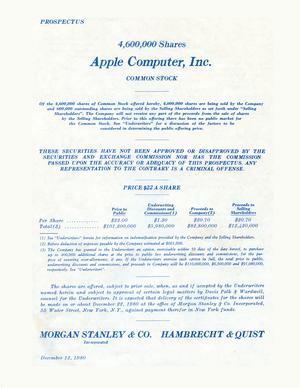 initial public offering