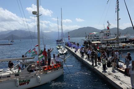 Gaza aid flotilla sets sail