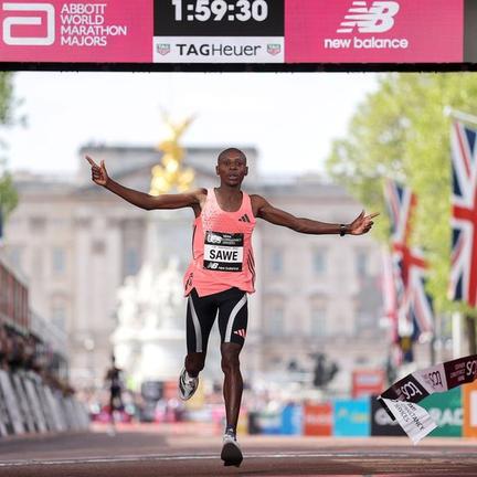 Sawe breaks marathon world record