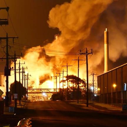 Geelong Refinery Fire Impact