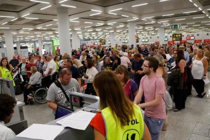 Spain EES airport chaos