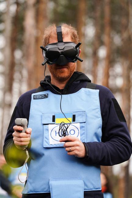 Prince Harry visits Ukraine