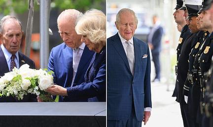 King Charles visits 9/11 Memorial