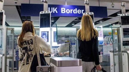 UK net migration falls sharply