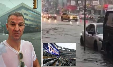 Flash Floods Swamp NYC Ahead of World Cup Final