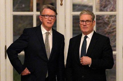 Starmer faces Mandelson vetting scandal