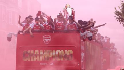 Arsenal Celebrates Premier League Title