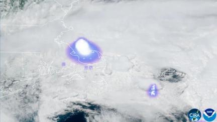Meteor Explodes Over New England