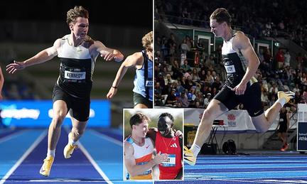 Lachlan Kennedy wins 100m title
