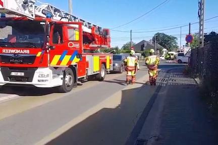 Train Hits School Bus in Belgium
