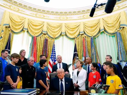 Trump signs fitness test proclamation