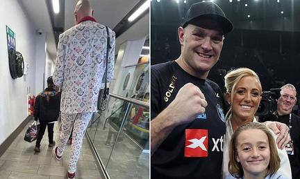 Tyson Fury's budget flight home