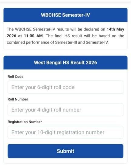 West Bengal HS results released