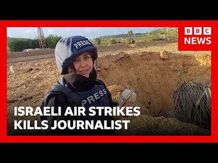 Israeli strike kills Lebanese journalist