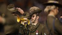 Boort bugler marks Anzac Day