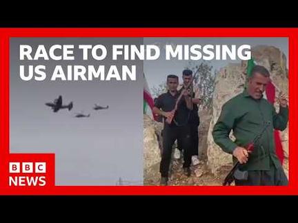 Search for missing airman in Iran