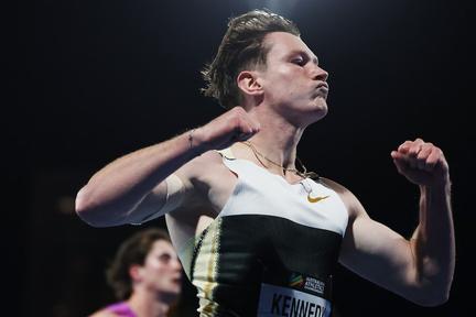 Lachlan Kennedy wins 100m title