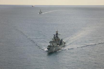 Russia Holds Live-Fire Drill Off English Coast