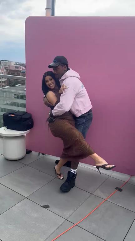 Cardi B and Stefon Diggs reunite