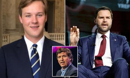Tucker Carlson's son quits Vance team