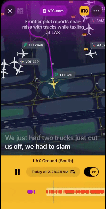 LAX Runway Close Call