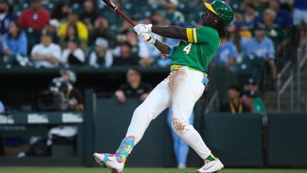 Athletics snap Royals' win streak