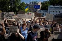 Zelenskyy Fires Defence Chief, Protests Erupt