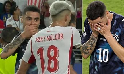 Almiron Sent Off as Paraguay Eliminates Turkey