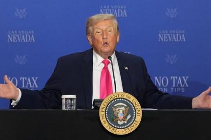 Trump reads Bible on livestream