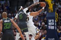Nuggets defeat Timberwolves in Game 1