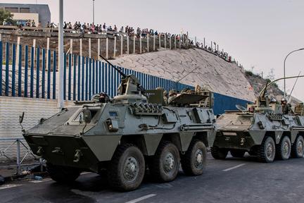 Thousands Storm Spain’s Ceuta Enclave from Morocco
