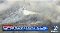Sandy Fire spreads in California