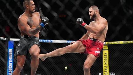 Trump Attends UFC 327 in Miami