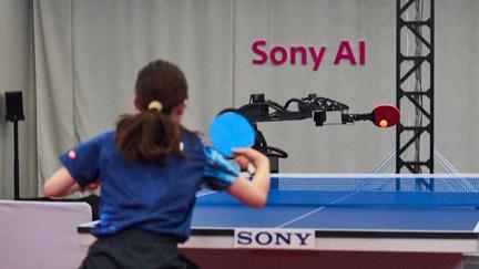 Sony AI robot beats pro ping-pong players