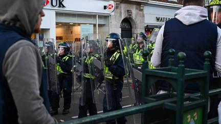 Epsom protest turns violent