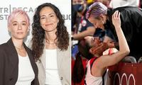 Megan Rapinoe and Sue Bird split