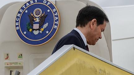 Rubio arrives in India