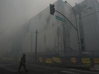 Massive LA Warehouse Fire Burns for Sixth Day