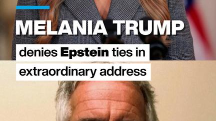 Melania Trump Denies Epstein Ties