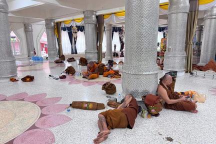 Boy Crashes Truck Into Thai Monks