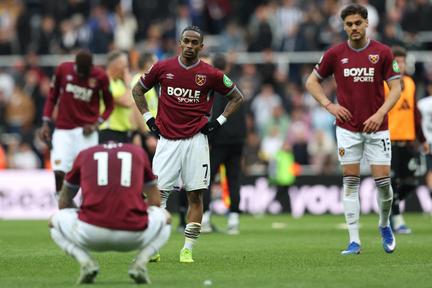 West Ham on brink of relegation