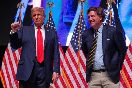Tucker Carlson breaks with Trump