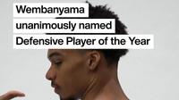Wembanyama Named DPOY