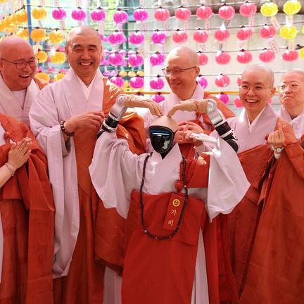 South Korea's 'Gabi' robot monk