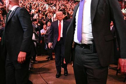 Trump's Tense UFC Appearance