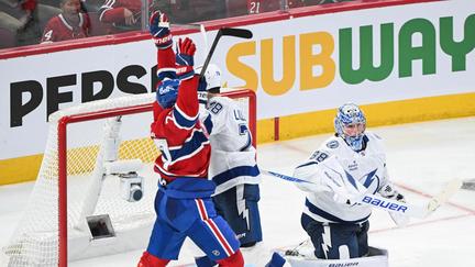 Canadiens beat Lightning in OT